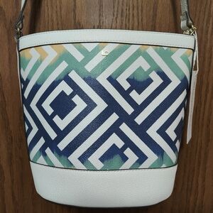 Liz Claiborne Shoulder or Crossbody Bucket Bag Purse